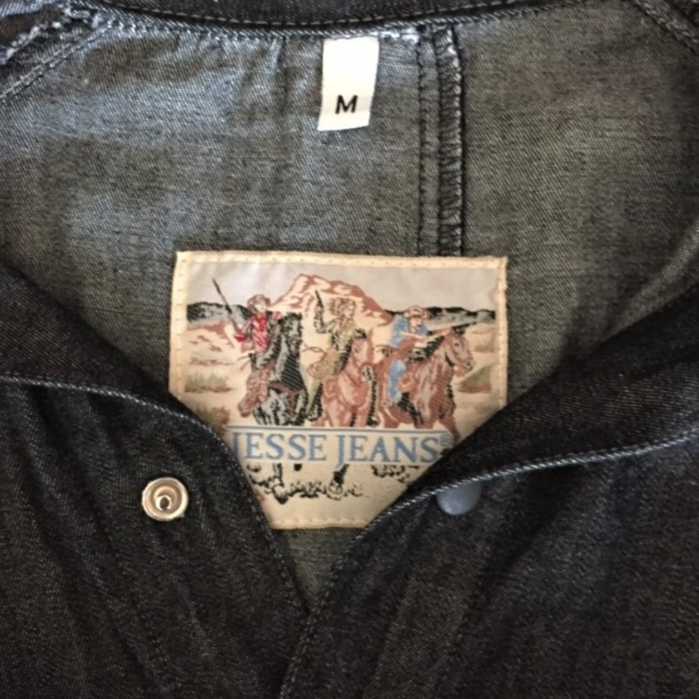 Jesse Jeans Gray Denim Shirttail Dress